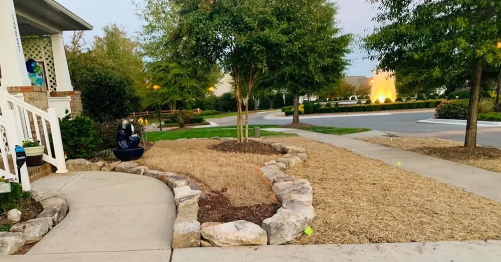 Top-rated residential landscaping in Huntersville, NC by Lake Norman Lawn Services