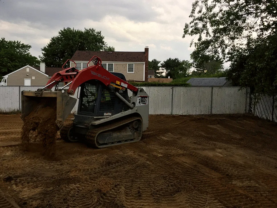 Professional landscape installation in Smithtown, NY - Lake Norman Long Island Excavating