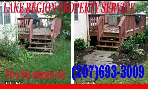 Professional lawn care service in Dixfield, ME by Lake Region Property Service