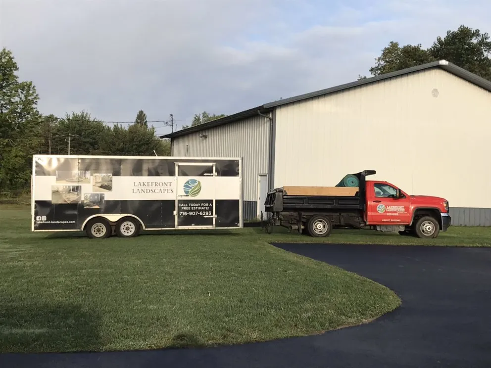 Professional lawn care service for homes in Alden, NY by Lakefront Landscapes