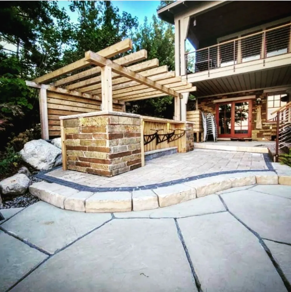 Professional yard maintenance in Central Lake, MI by Lakefront Landscapes
