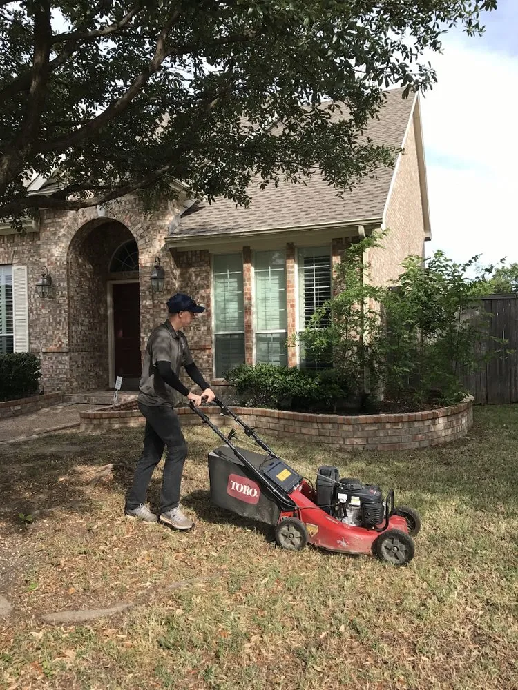 Custom landscape design for beautiful yards in Frisco, TX by Lakehill Lawn