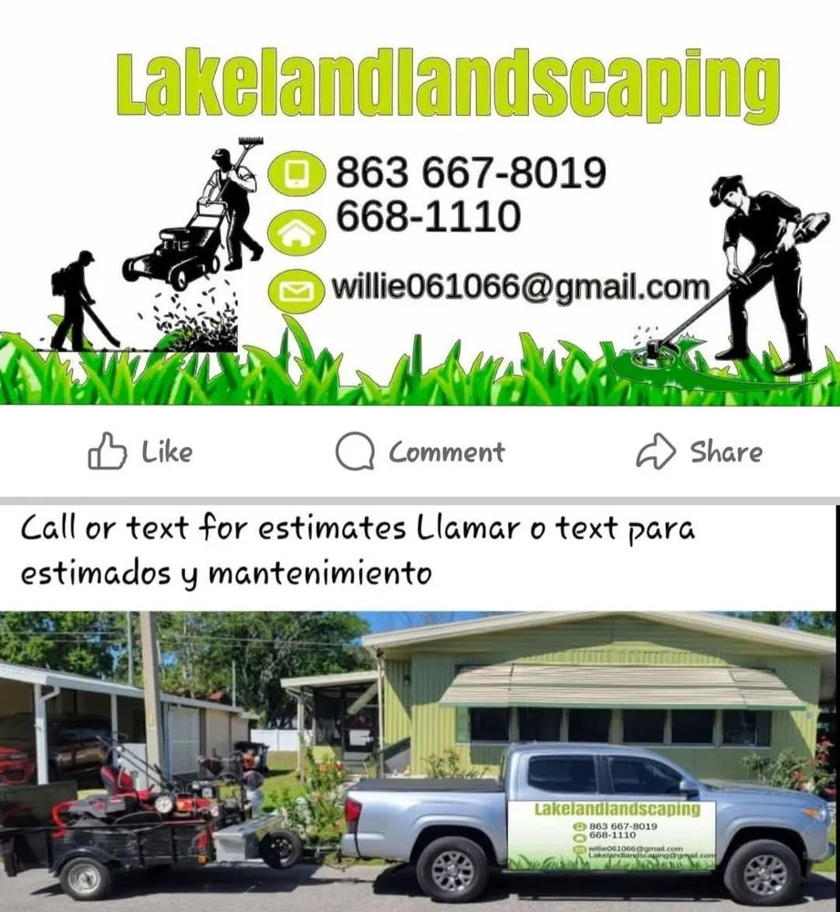 Local lawn mowing service in Lakeland, FL by Lakeland Landscaping