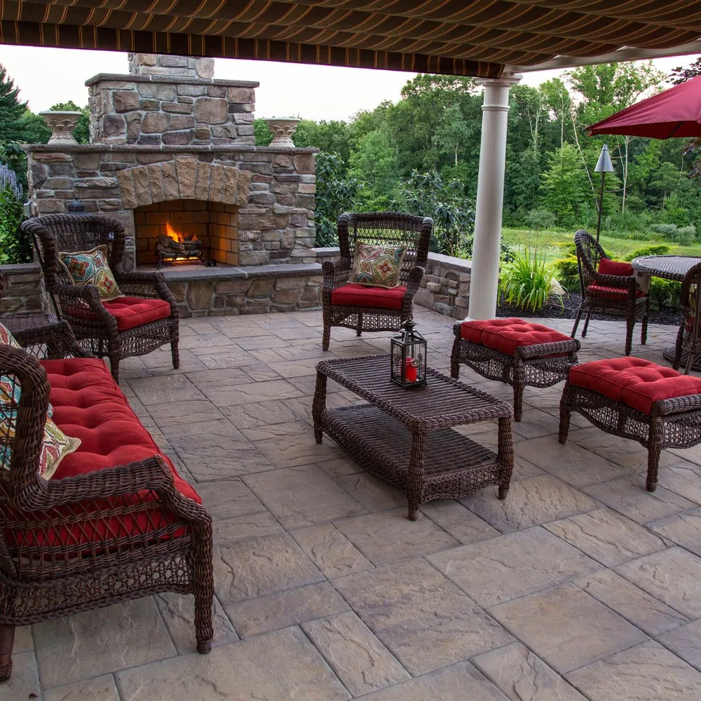 Expert yard cleanup service for residential properties in Wharton, NJ by Lakeland Landscaping