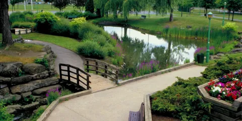 Professional landscape design in Hamilton, OH by Lakeridge Tree Service & Landscaping