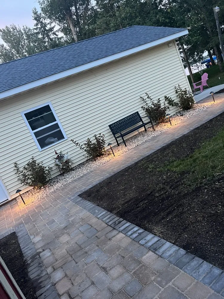 Custom lawn mowing service for beautiful yards in Callaway, MN by Lakes Innovative Landscaping