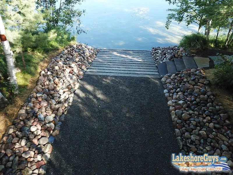 Top-rated landscape installation with custom design in Forest Lake, MN by Lakeshore Guys