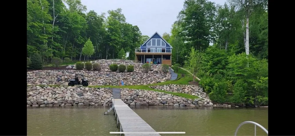 Expert landscape design with custom design across Williamsburg, MI - Lakeshore Marine Construction