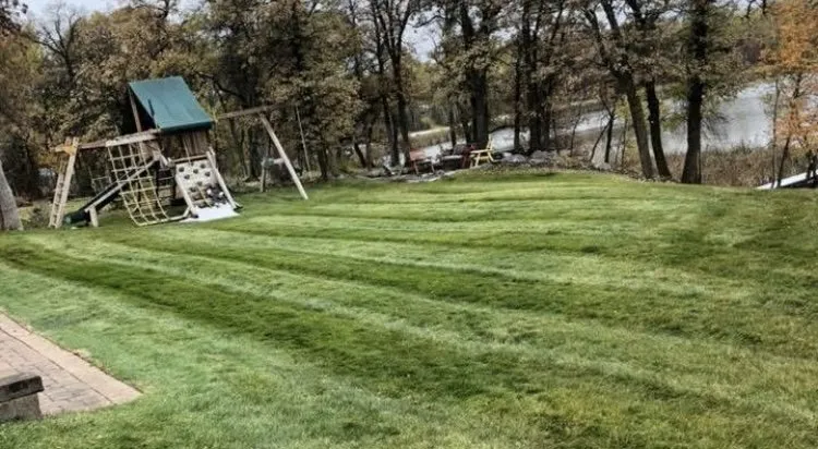 Custom landscape installation in South Bend, IN - Lakeshore Mowing