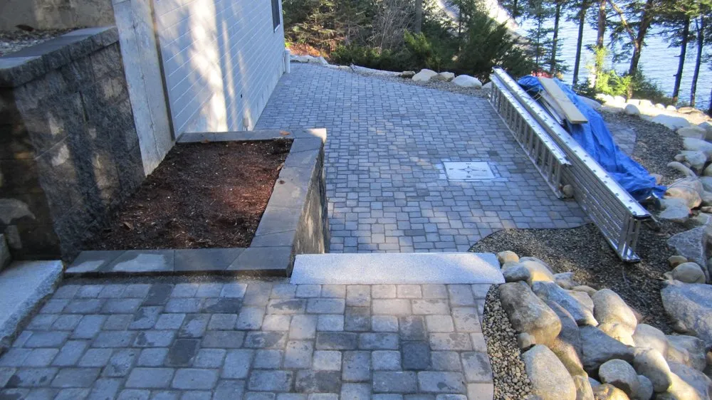 Affordable landscape installation in Belgrade, ME - Lakeside Landscape