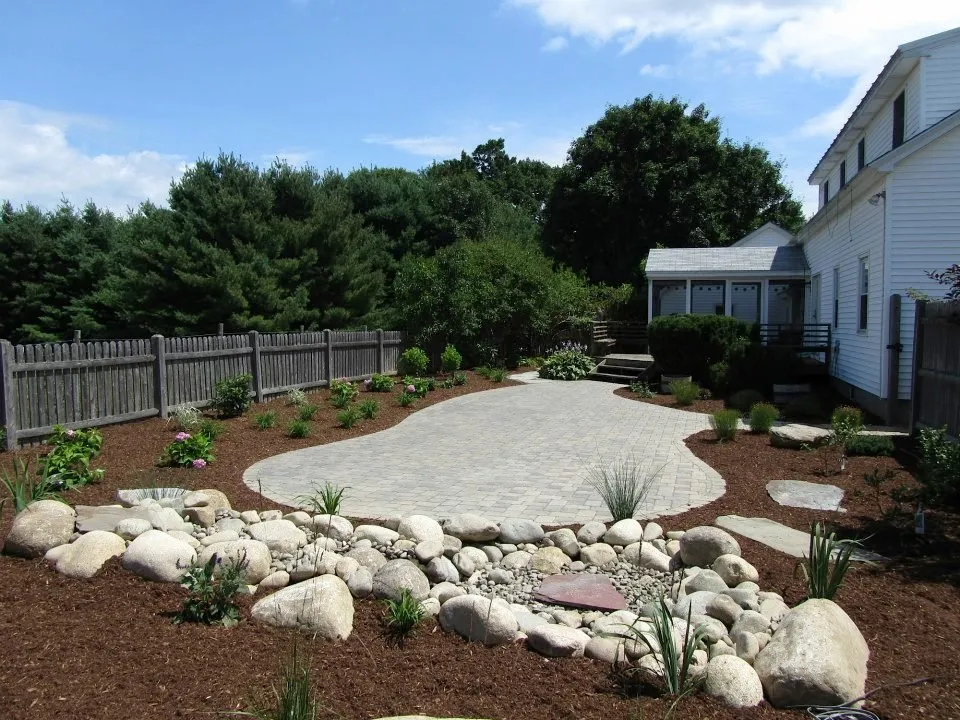 Custom landscape design for outdoor upgrades across Belgrade, ME - Lakeside Landscape