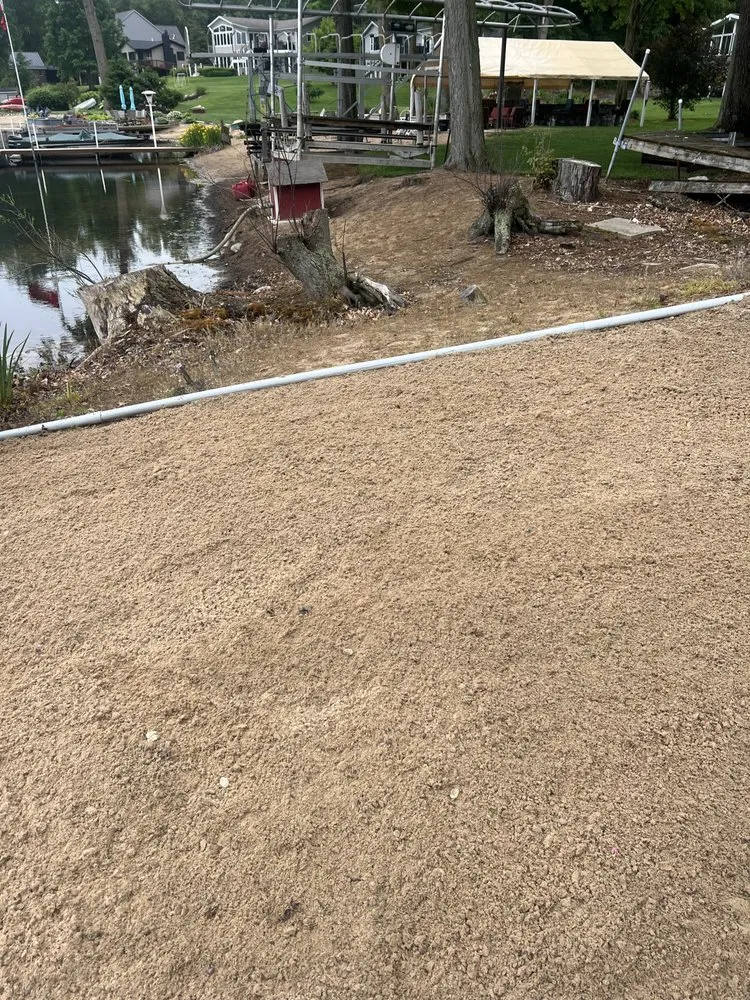 Custom outdoor landscaping for homes in Rockford, MI by Lakeside Landscaping