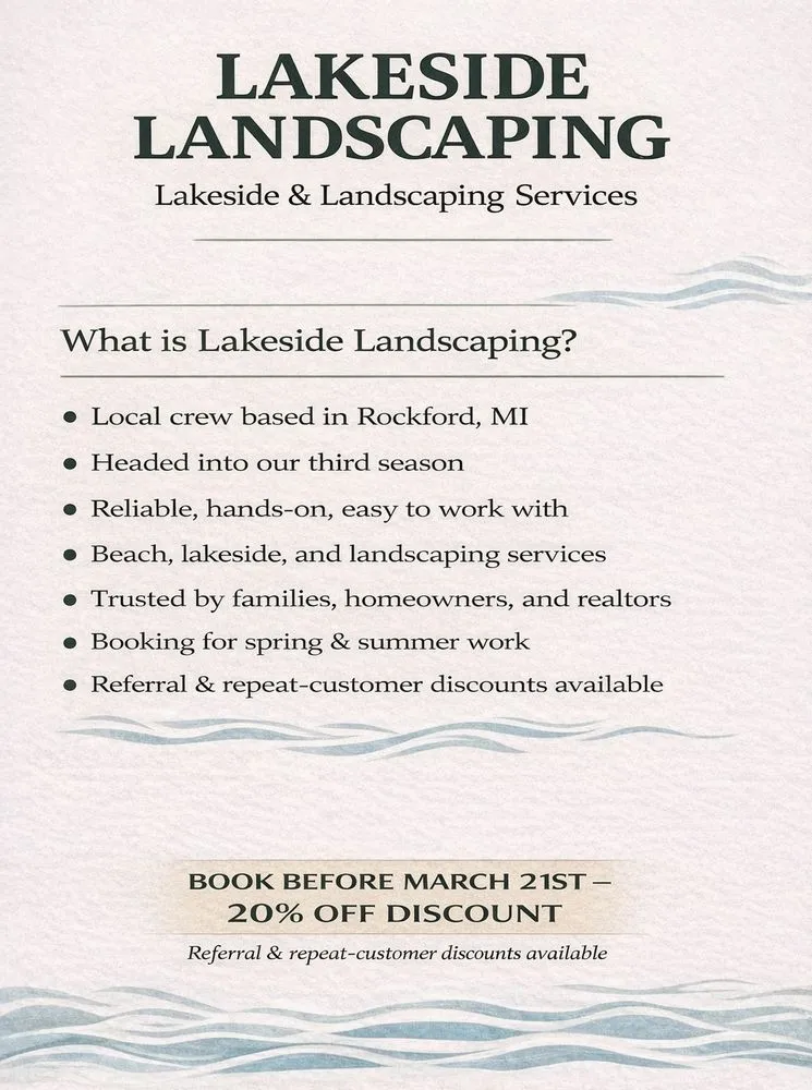 Trusted lawn care service experts serving Rockford, MI - Lakeside Landscaping