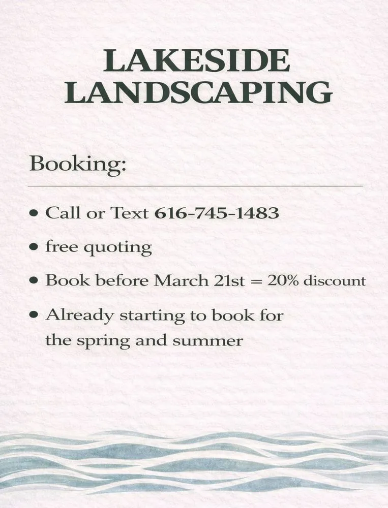 Expert outdoor landscaping for year-round maintenance in Rockford, MI by Lakeside Landscaping