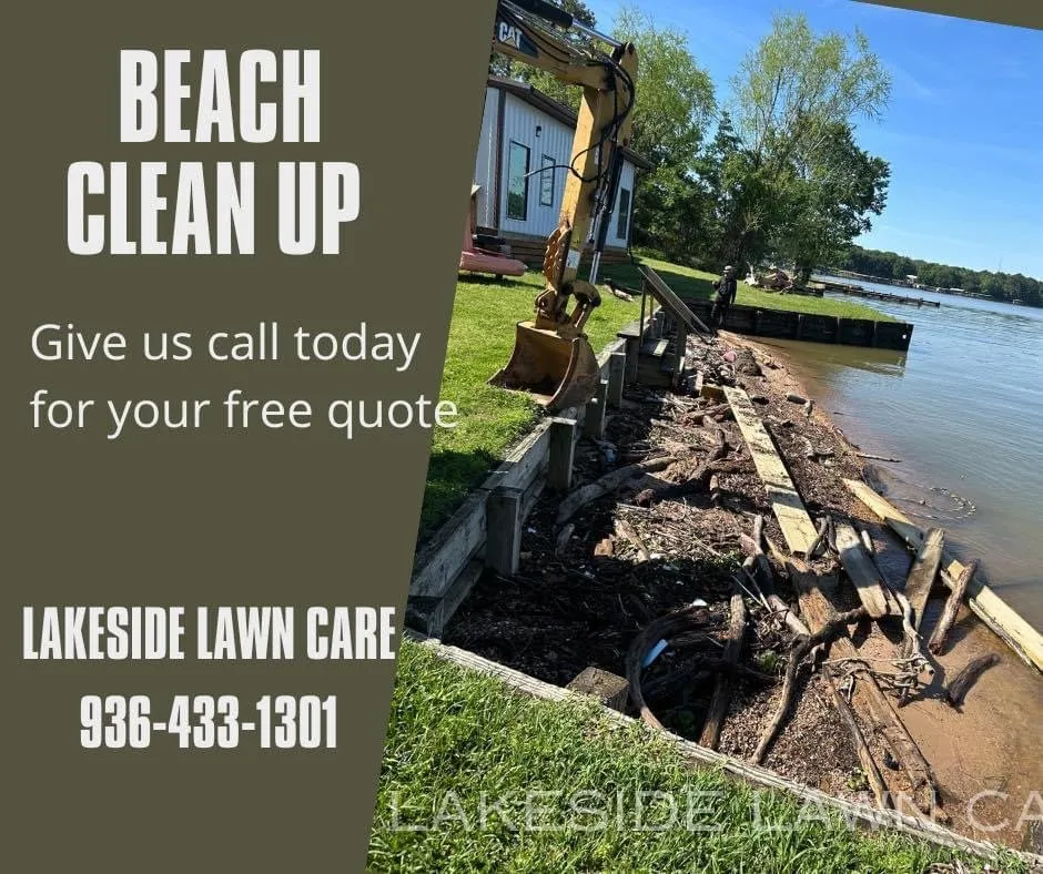 Local yard cleanup service experts serving Livingston, TX - Lakeside Lawn Care Landscaping