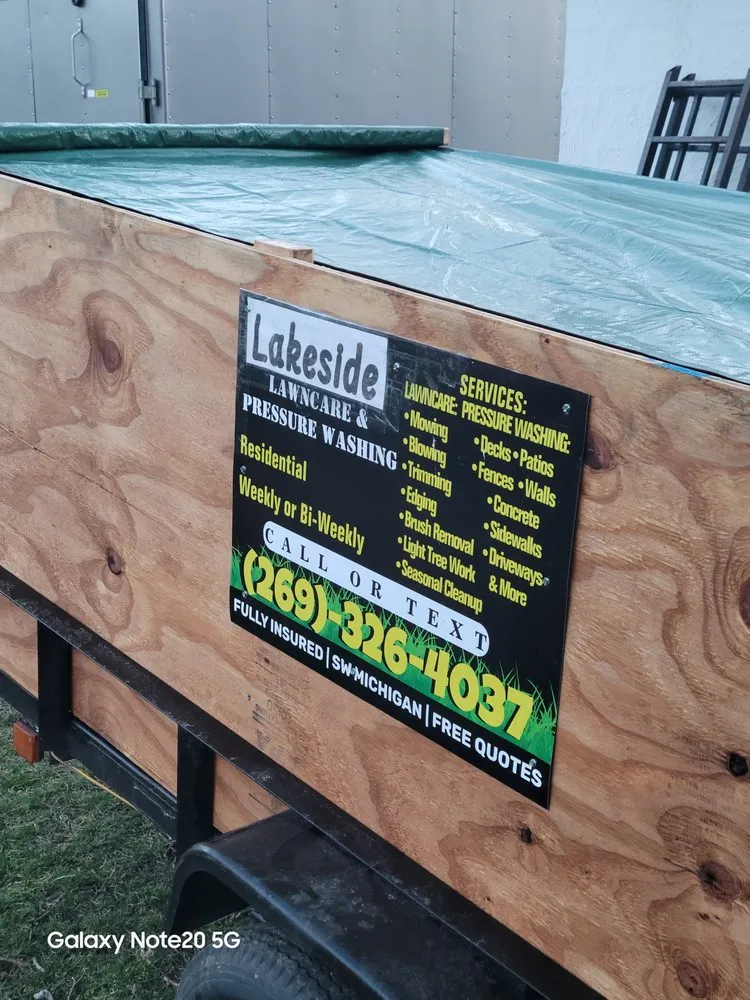 Affordable outdoor landscaping in Harbert, MI by Lakeside Lawncare & Pressure Washing