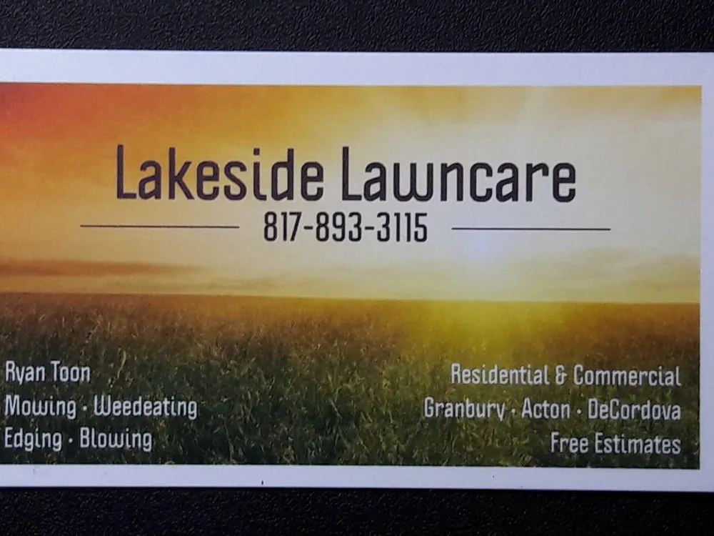 Expert lawn care service with custom design in Granbury, TX by Lakeside Lawncare