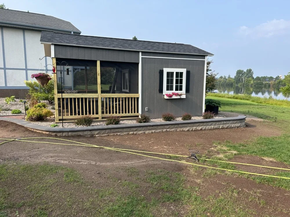 Professional landscape installation with custom design across Park Falls, WI - Lakeside Property Services & Management