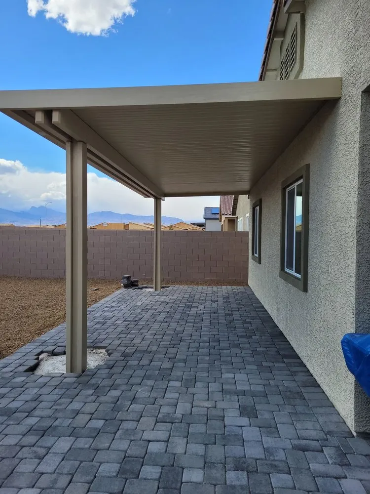 Custom outdoor landscaping for homes across Las Vegas, NV - Lakeview Patio
