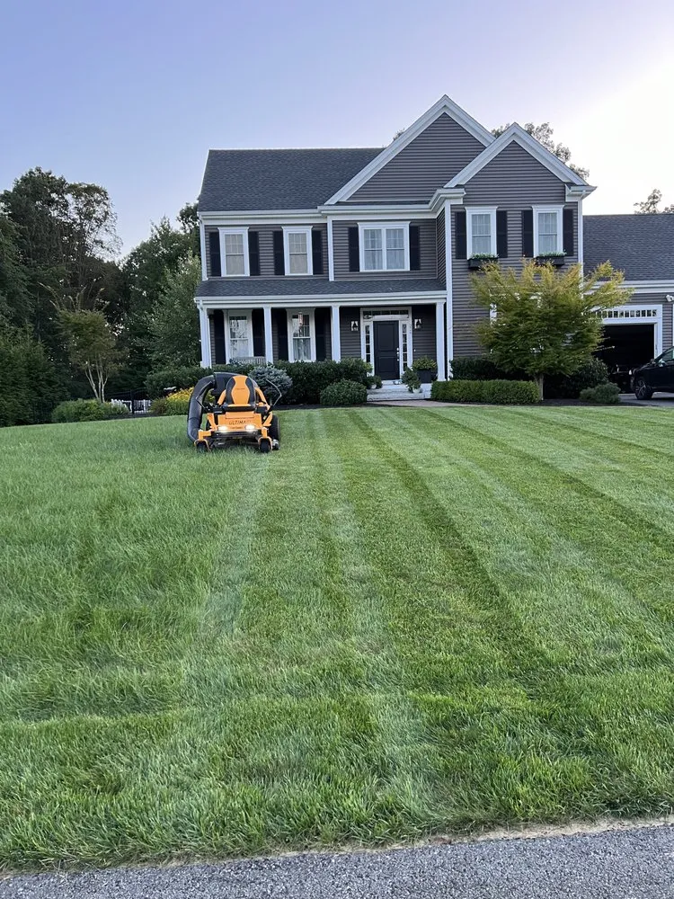 Custom landscape installation in Swansea, MA - Lam Landscaping