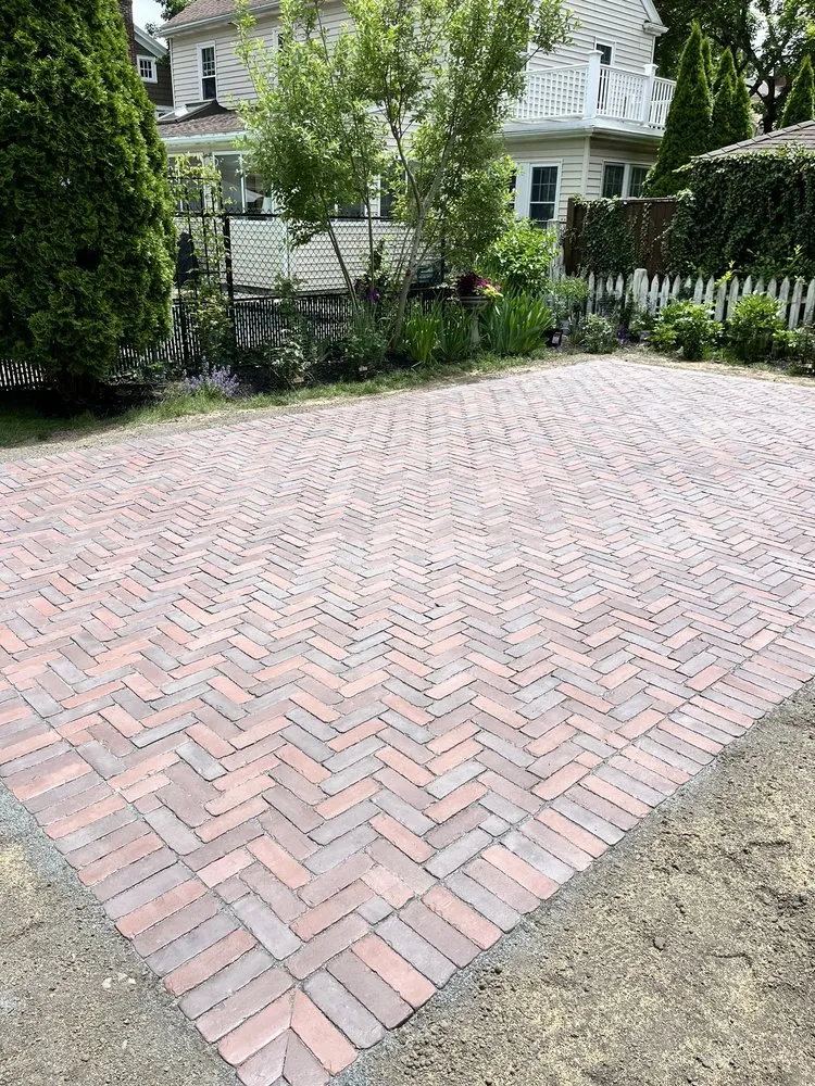 Expert residential landscaping with custom design in Newton, MA by Lamacchia Landscape Construction