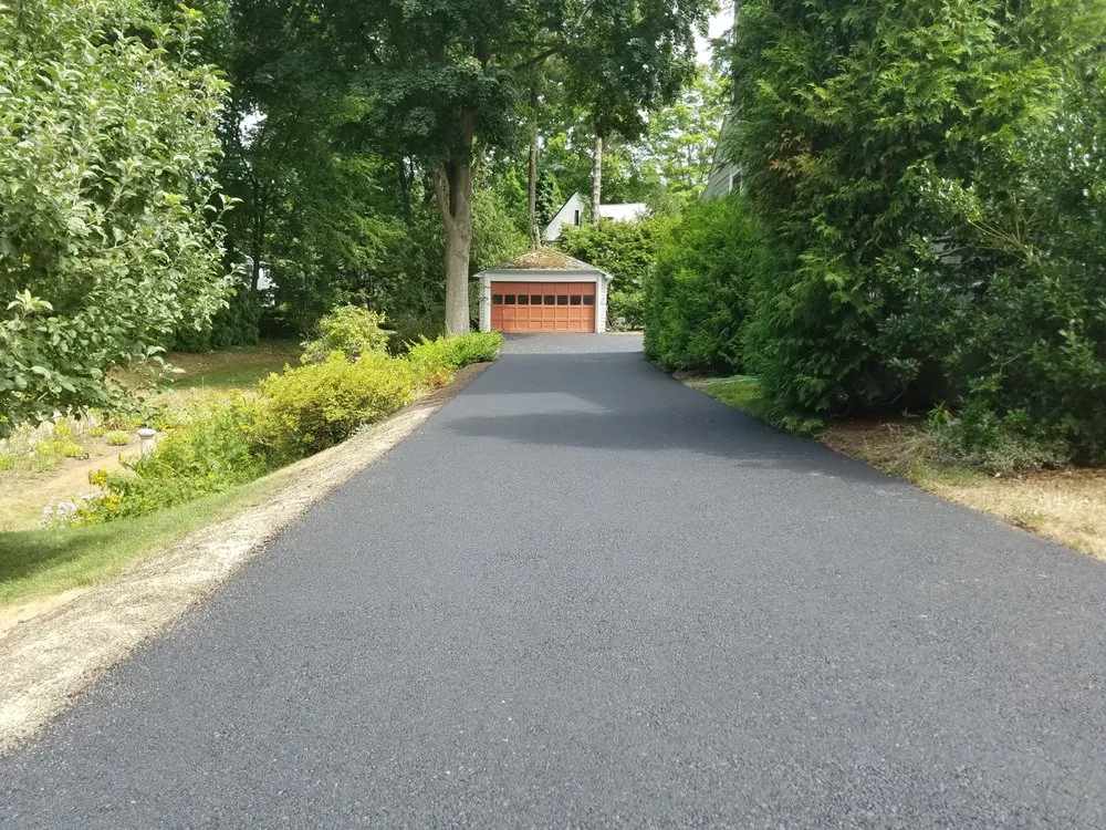 Professional landscape installation in Newton, MA by Lamacchia Landscape Construction