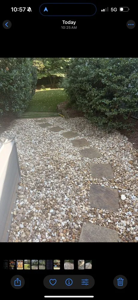 Professional residential landscaping with custom design in Powder Springs, GA by Lamar Landscape Solutions