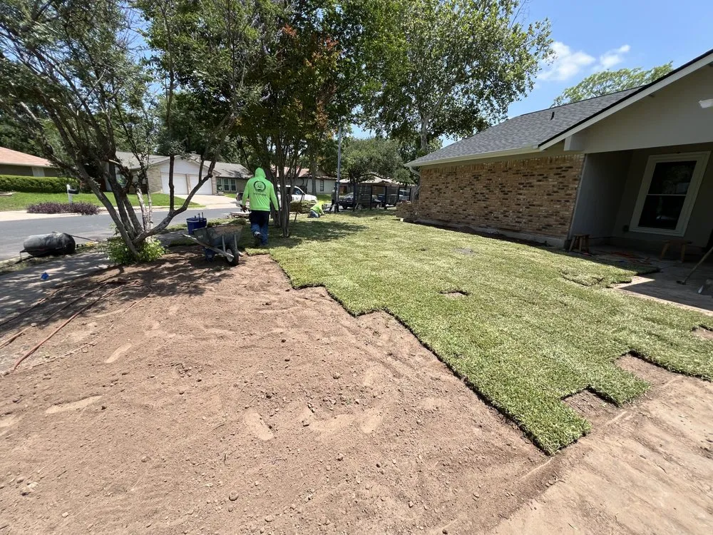 Reliable yard cleanup service for homes in Austin, TX by Lamb Boy Services