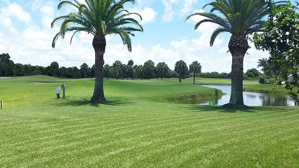 Professional garden landscaping for residential properties in Venice, FL by Lambar Landscape and Lawn Service LLC