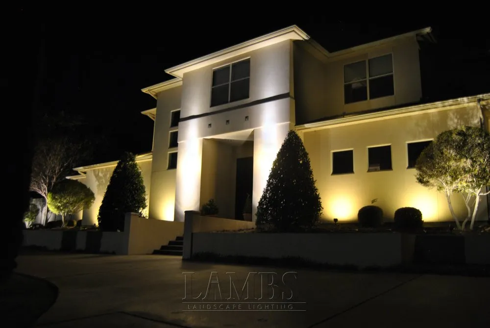 Professional outdoor landscaping for homes in Fort Worth, TX by Lambs Landscape and Lighting