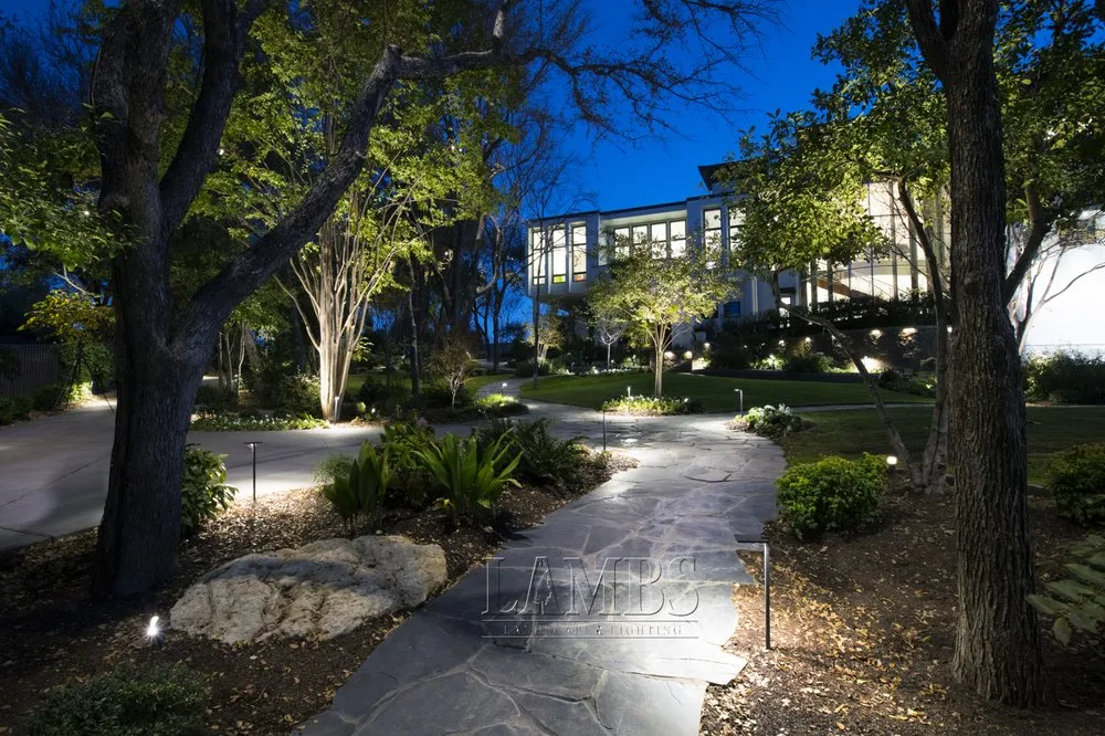Custom landscape design in Fort Worth, TX - Lambs Landscape and Lighting