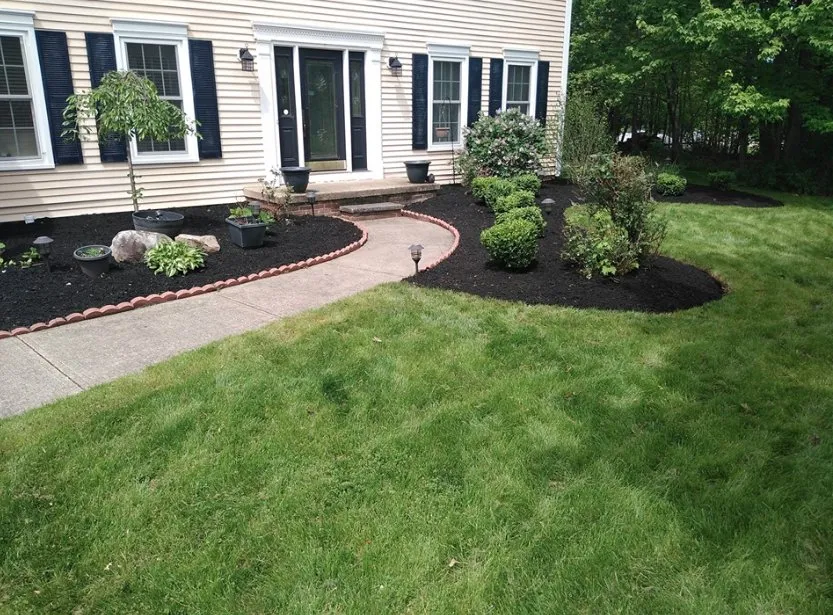 Affordable landscape design for homes in Mantua, OH by Lamendola Landscapes