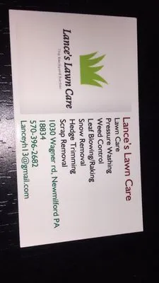 Lance's Lawn Care Logo