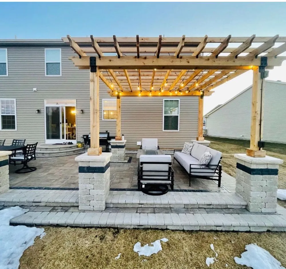 Reliable residential landscaping for beautiful yards in Elgin, IL by Land and Lawn Services