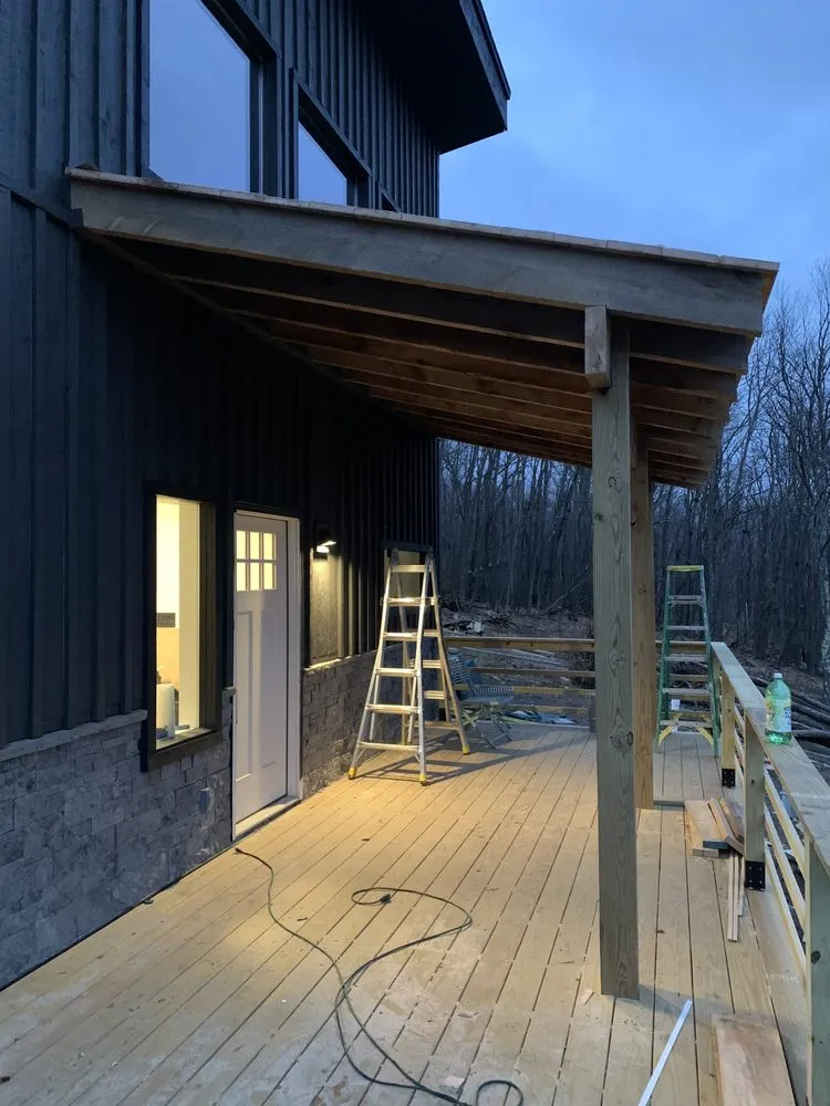 Custom landscape design for homes across Indian Lake, PA - Land And Lumber Excavation