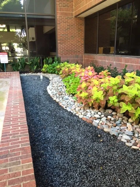 Custom lawn mowing service for residential properties in Flower Mound, TX by Land Care Garden Center