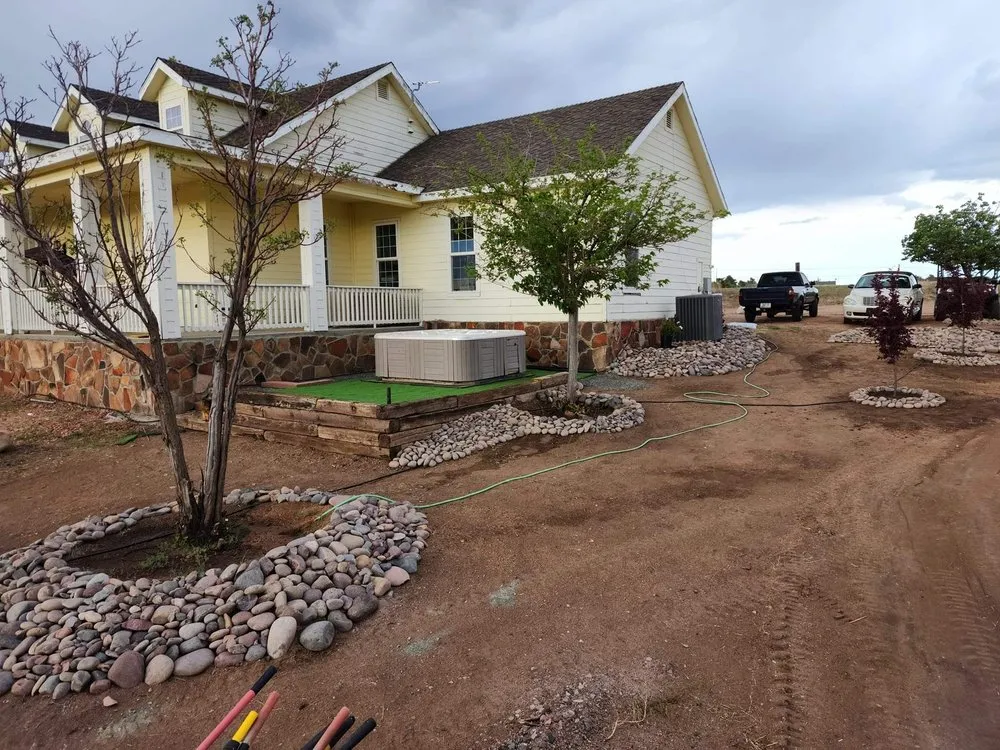 Expert garden landscaping for residential properties in Chino Valley, AZ by Land Caster Landscapes