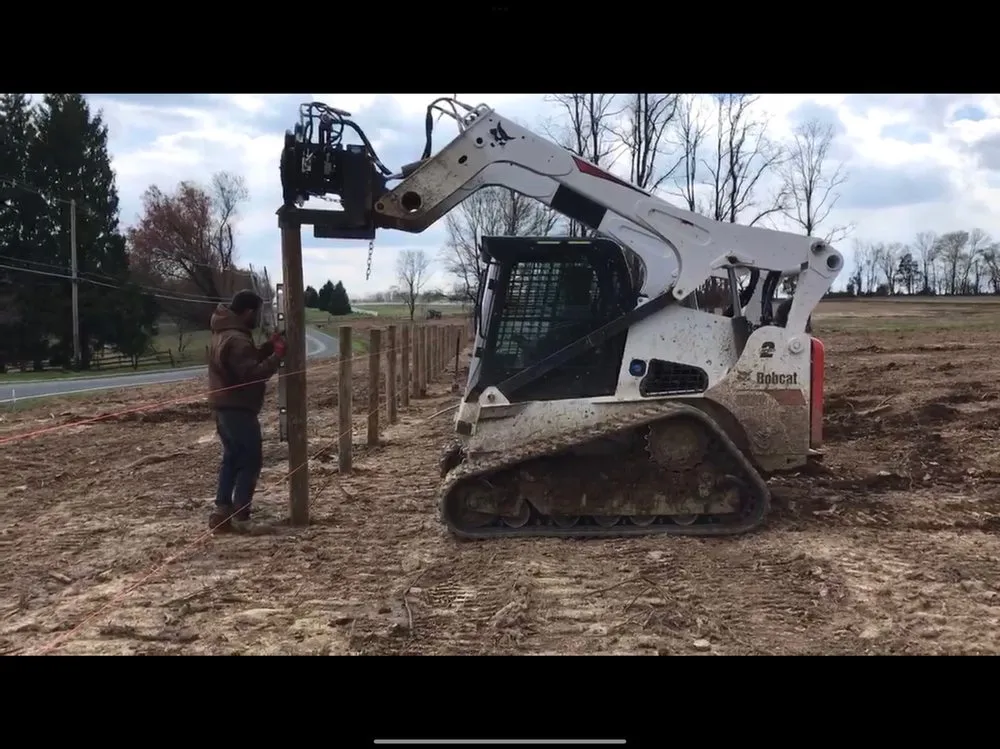 Custom landscaping services for residential properties in Pennington, NJ by Land clearing, tree removal, snow removal & excavating