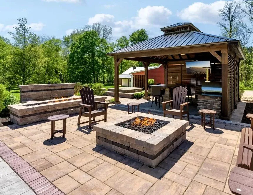 Reliable lawn mowing service in Columbia Station, OH by Land Creations Landscaping