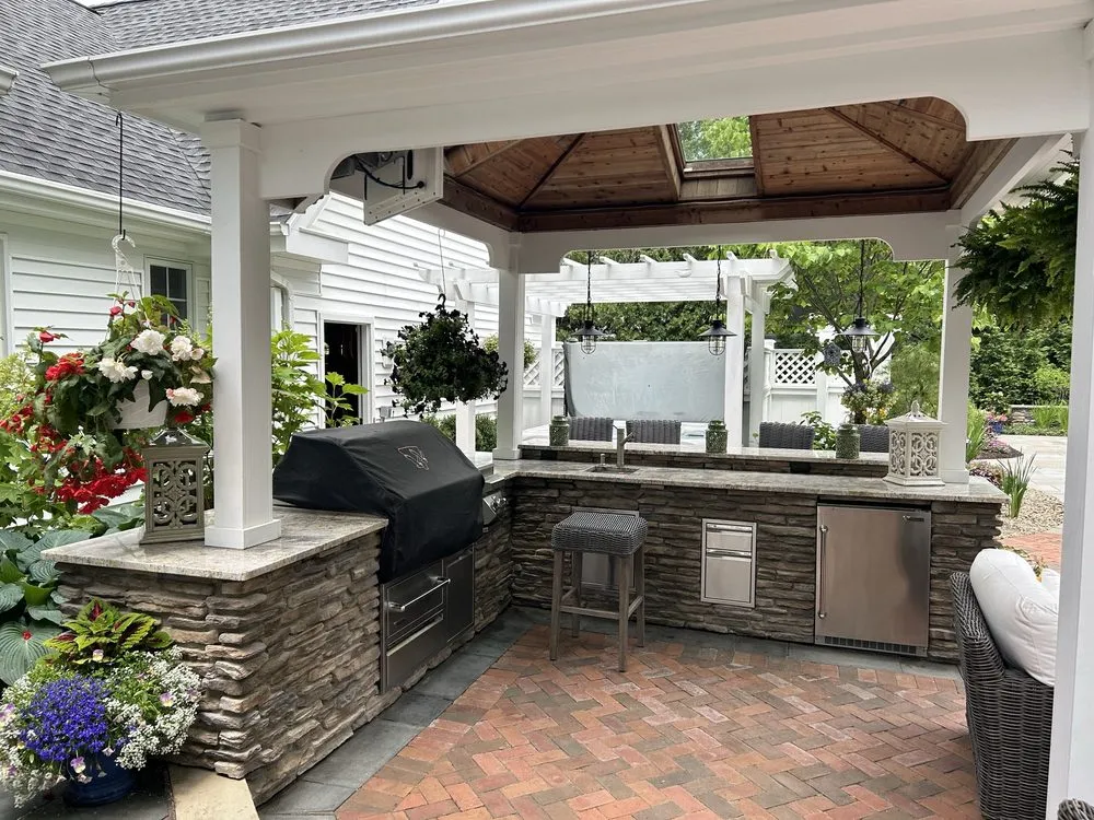Professional yard maintenance for homes across Columbia Station, OH - Land Creations Landscaping