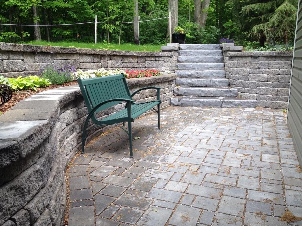 Custom landscape design with custom design across Traverse City, MI - Land Escapes