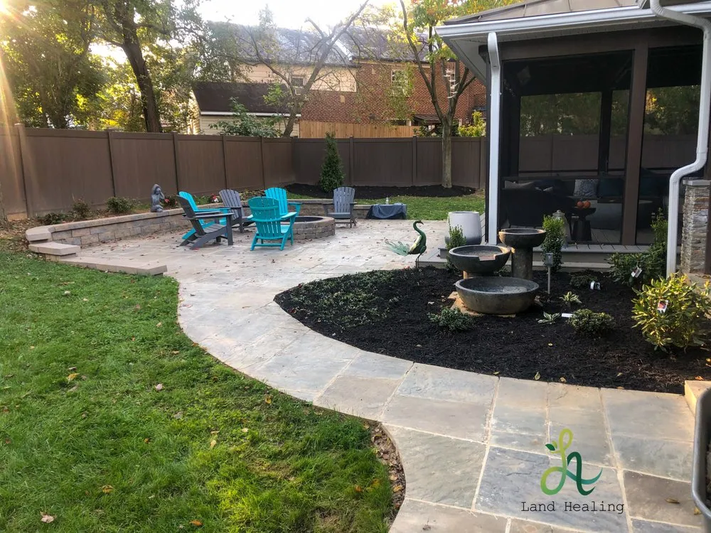 Reliable yard maintenance for beautiful yards in Damascus, MD by Land Healing