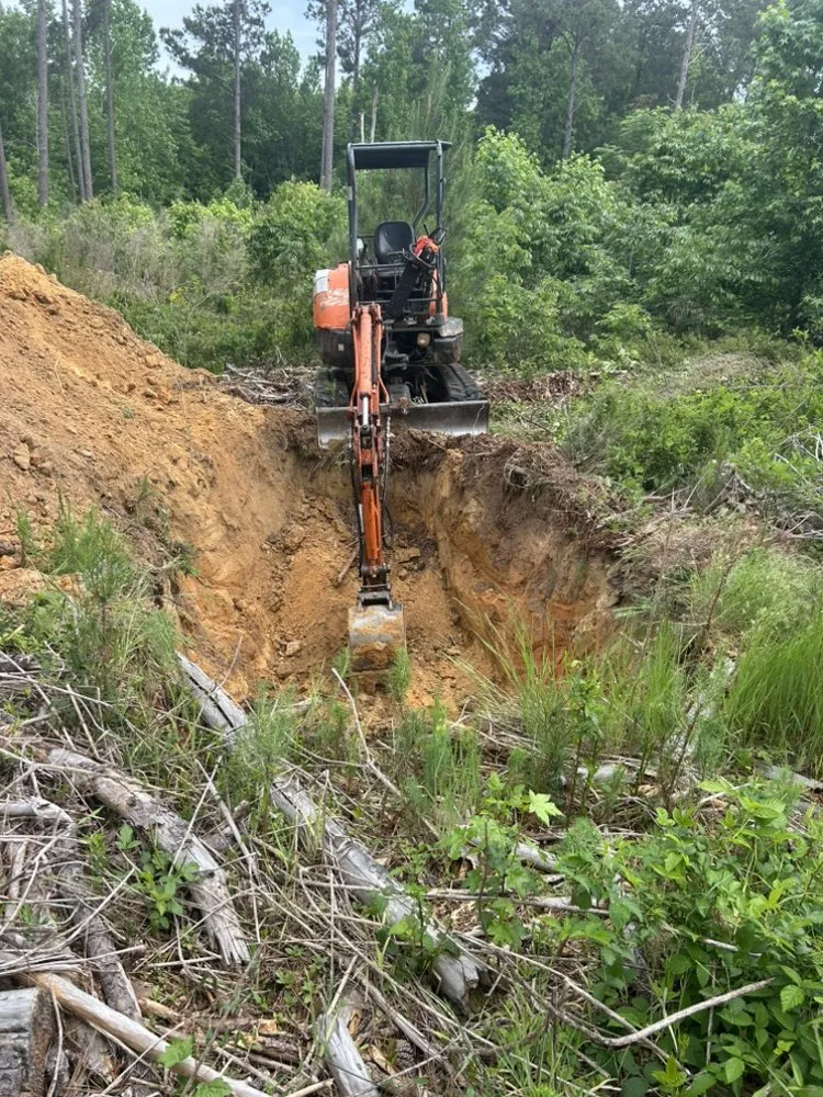 Custom landscape installation with custom design in Fort Lawn, SC by Land Maintenance and Excavator Service