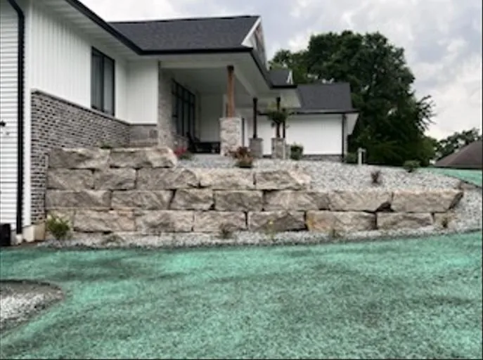 Custom residential landscaping in Milton, WI - Land Solutions