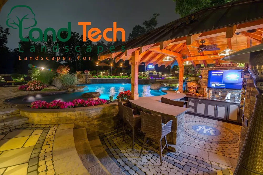 Affordable outdoor landscaping for residential properties in Mount Sinai, NY by Land Tech Nursery Tree & Landscaping