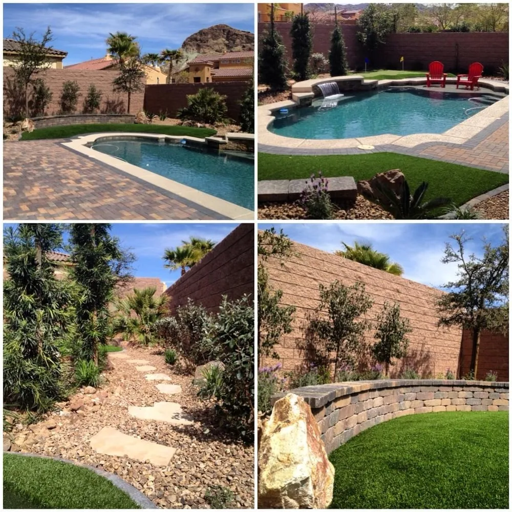 Custom lawn care service for beautiful yards in Las Vegas, NV by Land View Landscape