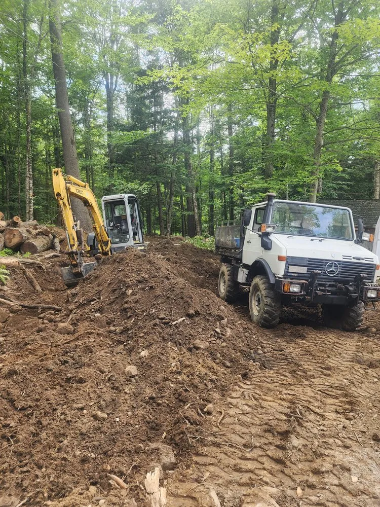 Affordable landscape installation in Plymouth, NH - Land Works Forestry Management & Excavation