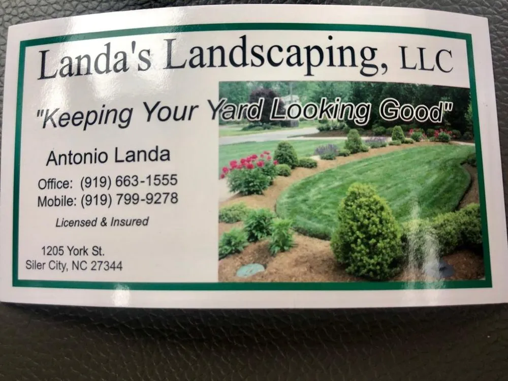 Local residential landscaping in Siler City, NC by Landas Landscaping