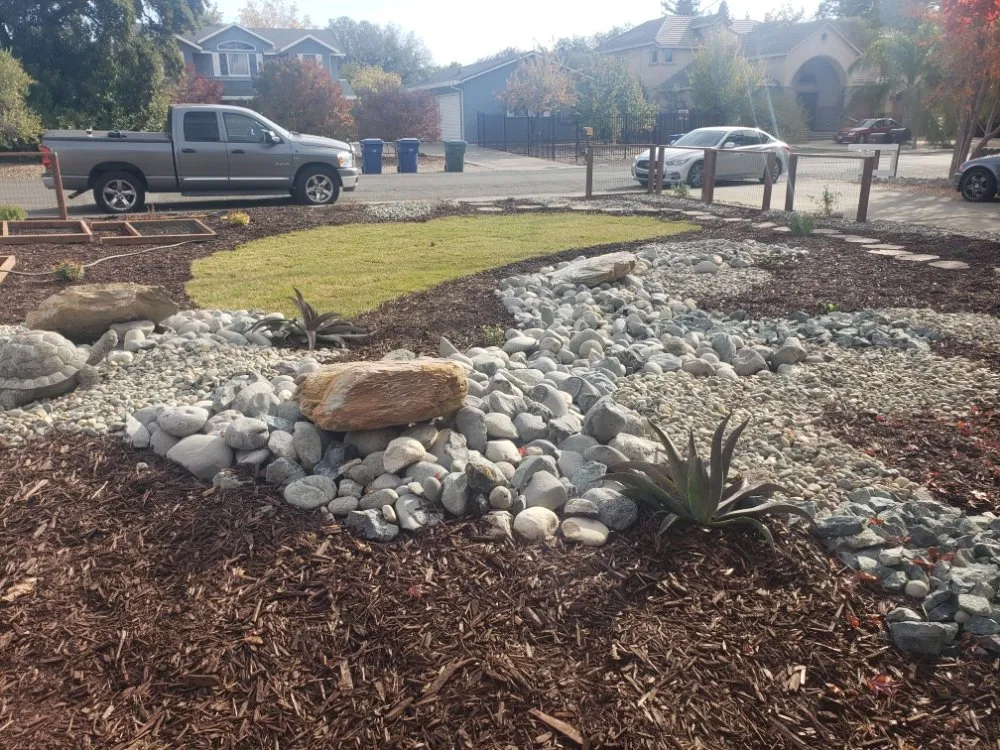 Reliable lawn care service with custom design in Sacramento, CA by Landed Gentry