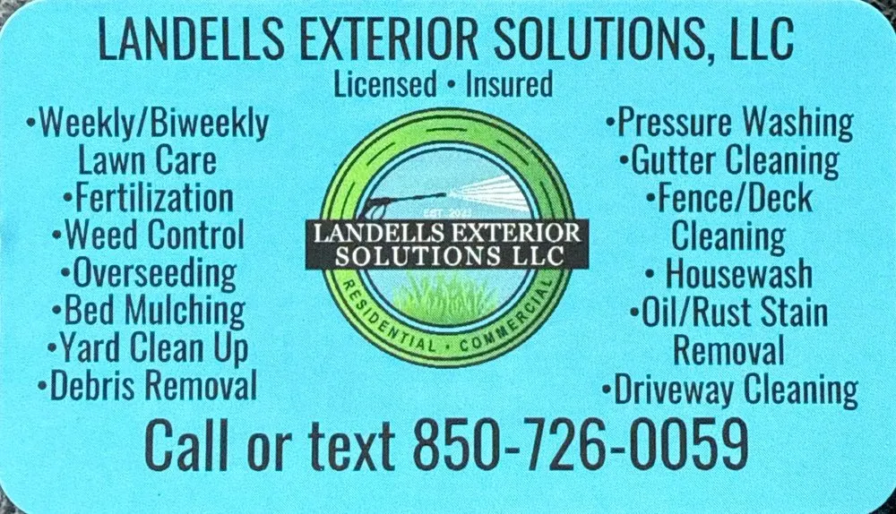 Top-rated lawn care service in Callaway, FL by Landells Exterior Solutions